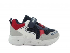 WISCO BEBEK SPOR BUZ LACIVERT KIRMIZI